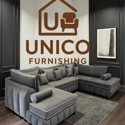 Unico Lilly U Shaped High Back Sofa – Luxurious Comfort with Customizable Options